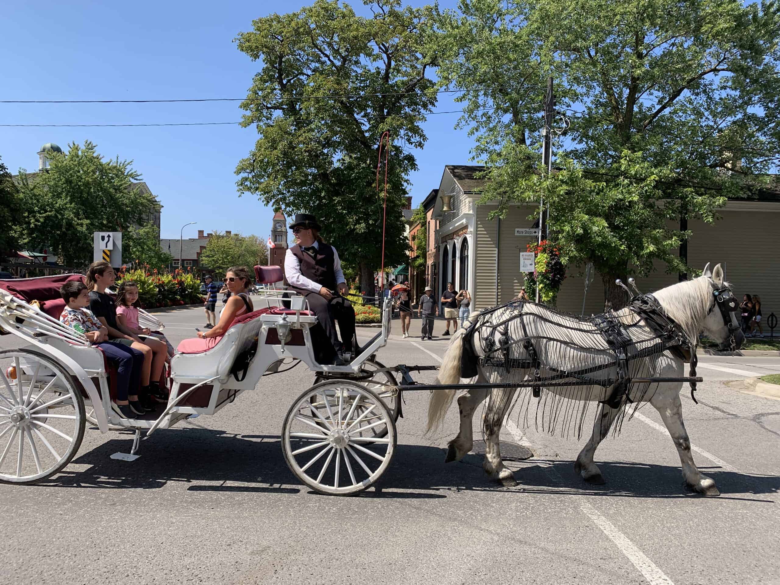 Carriage rides in Niagara-on-the-Lake is a classic thing to do.