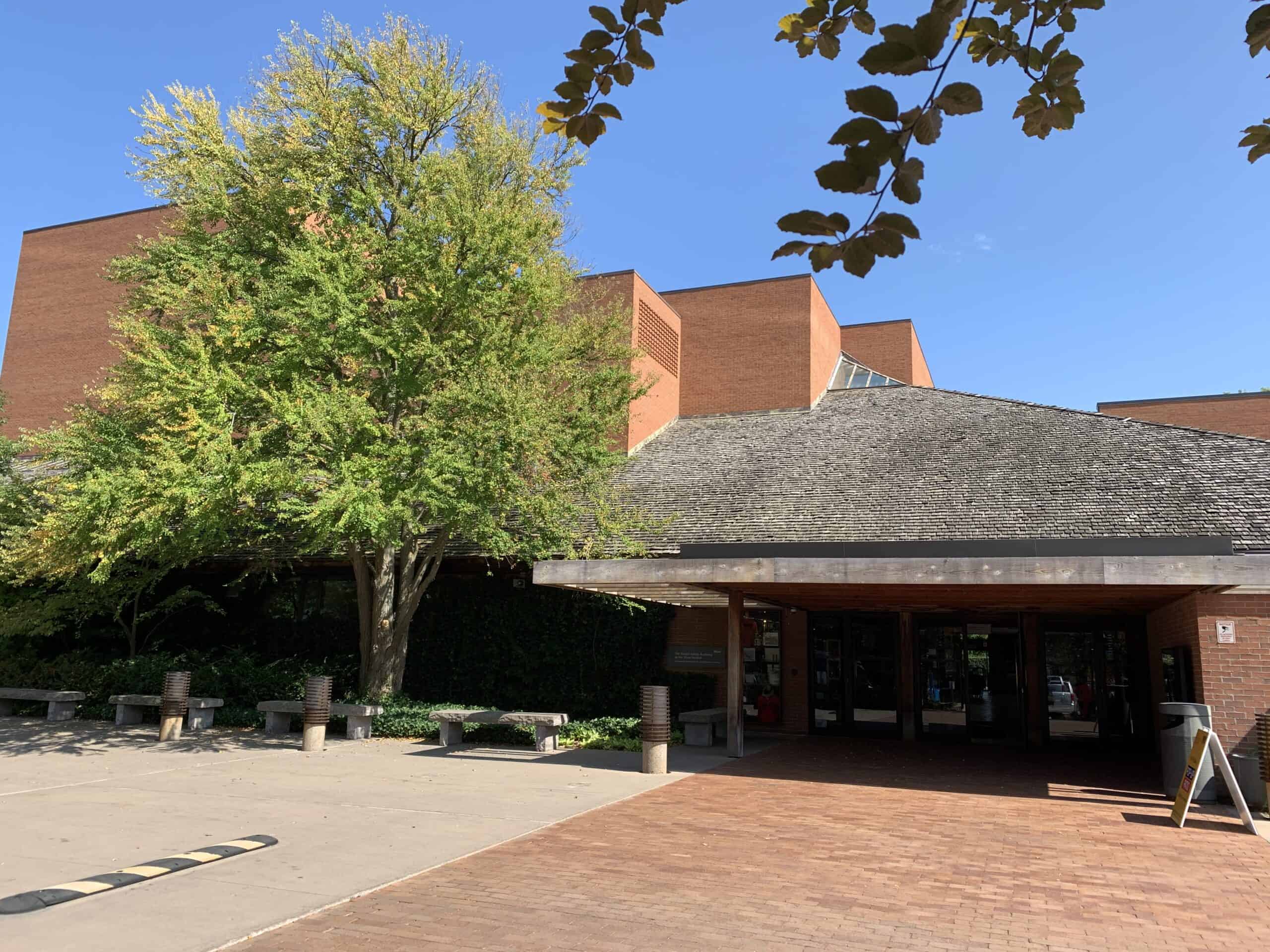 Outside of the Shaw Festival Theatre