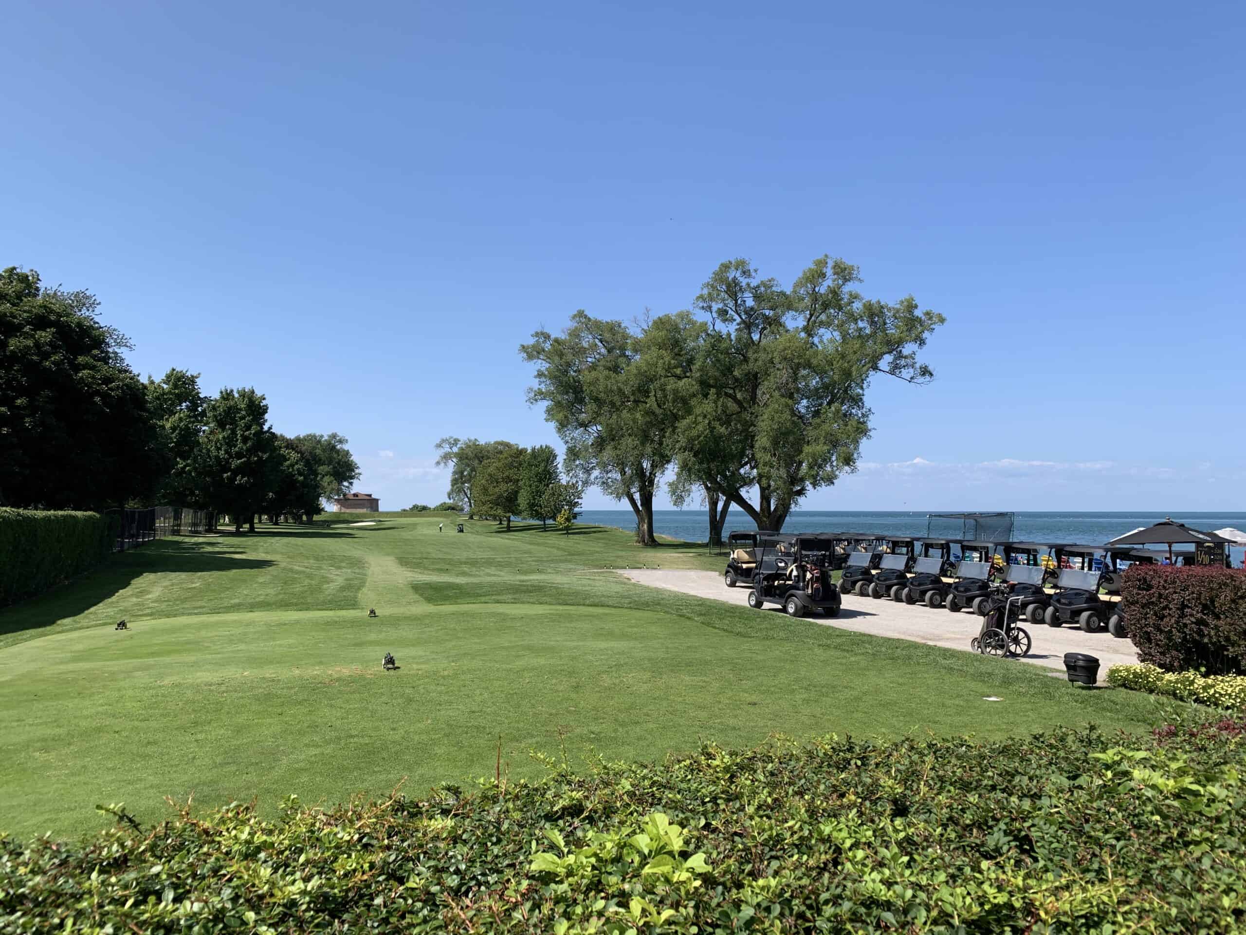 Niagara-on-the-Lake golf course on Lake Ontario