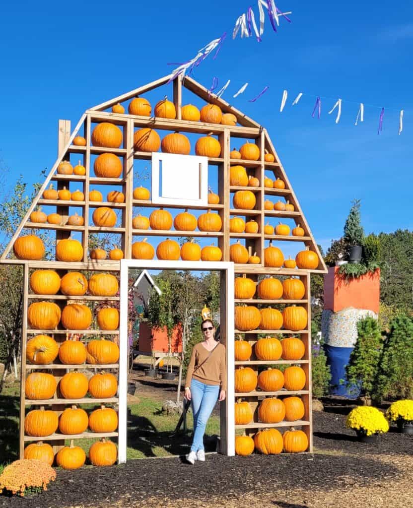 visiting Sandhill nursery is a fun thing to do in Huntsville Ontario