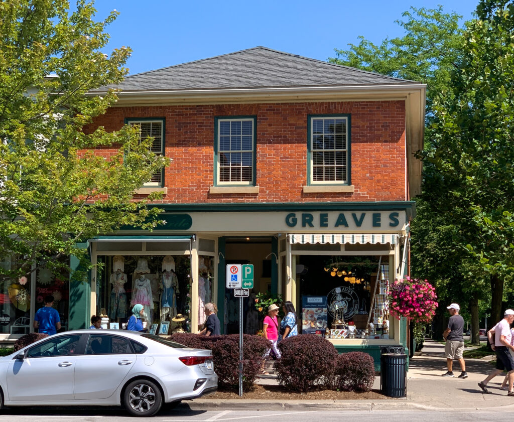 Greaves is one of the niagara-on-the-lake shops