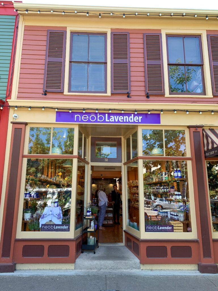 Neob lavender is one of the niagara-on-the-lake shops