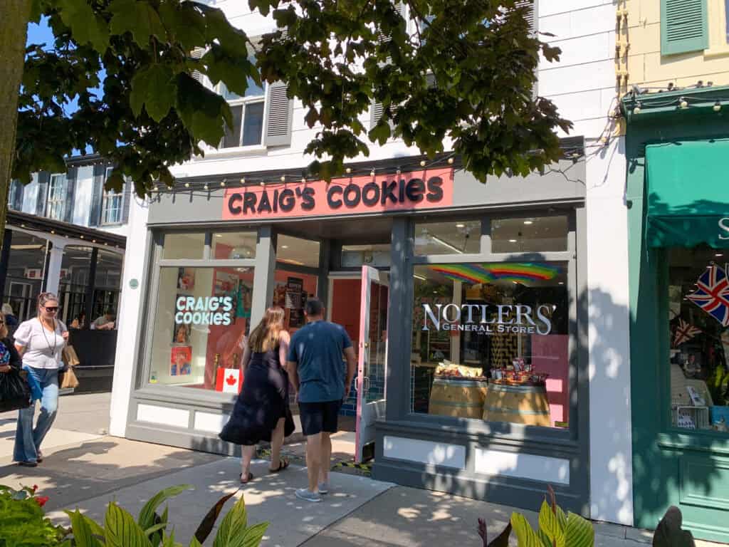 craig's cookies is one of the niagara-on-the-lake shops