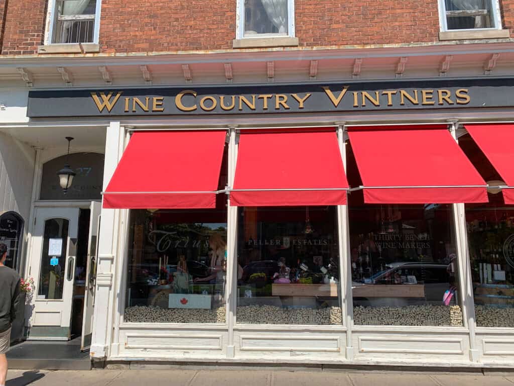 wine country vintners is one of the niagara-on-the-lake shops