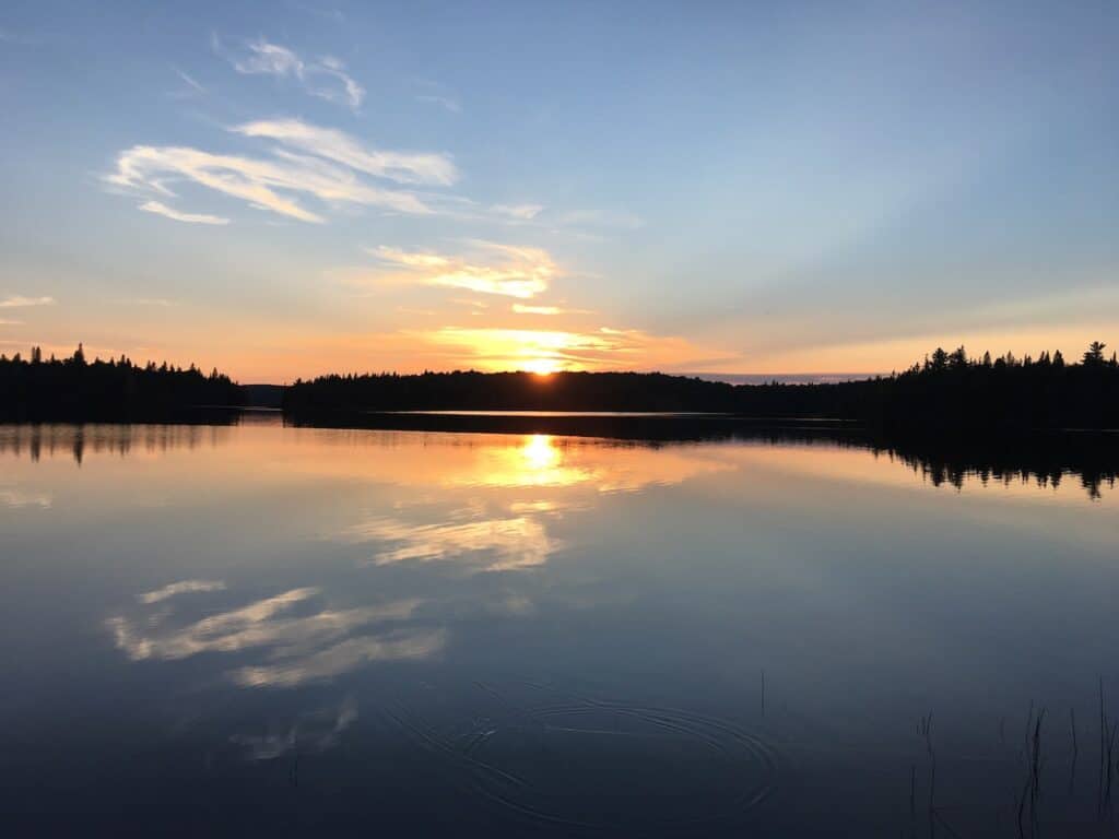 visiting Algonquin Park is a classic thing to do near Huntsville Ontario