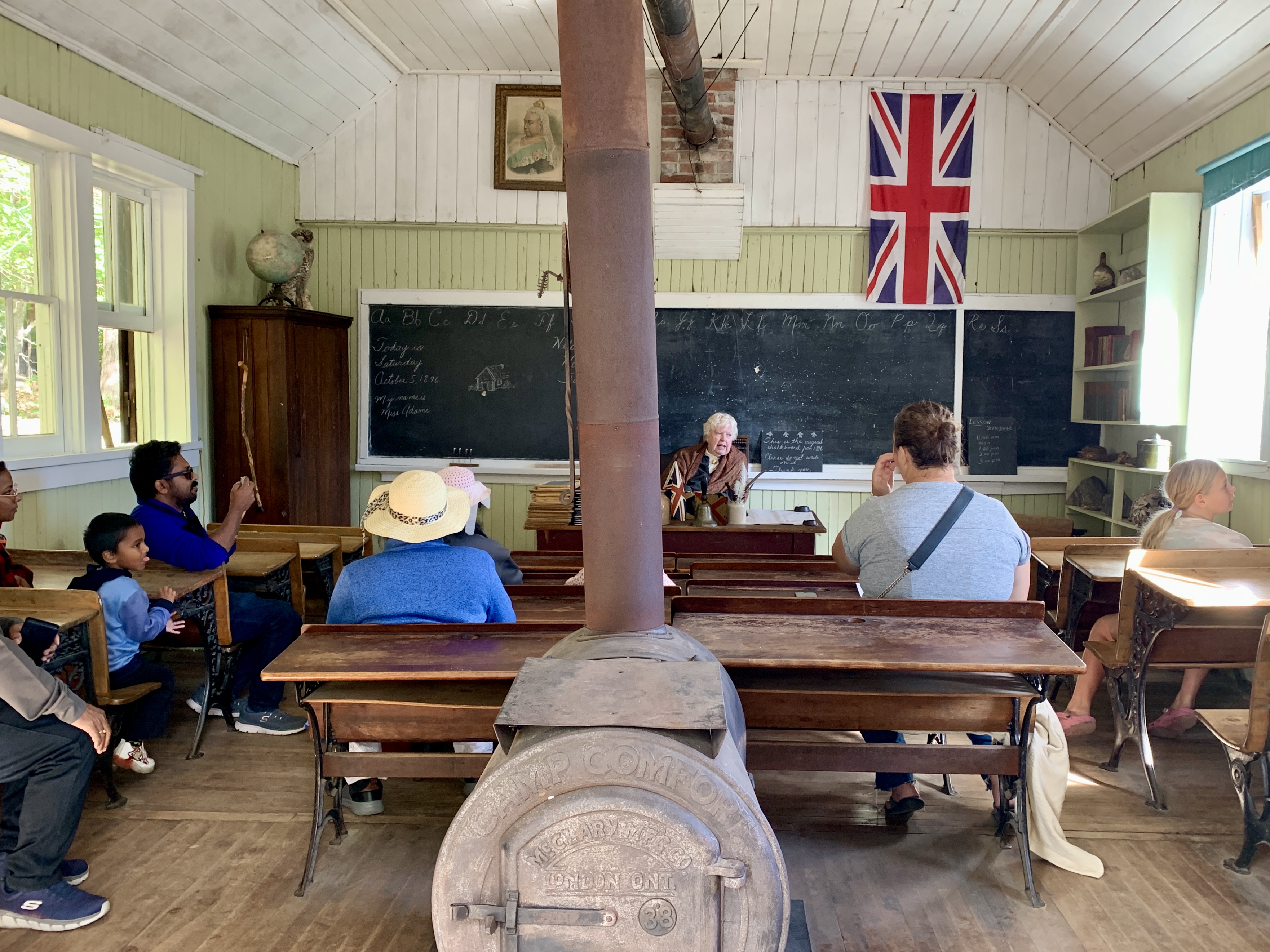 schoolhouse in pioneer village