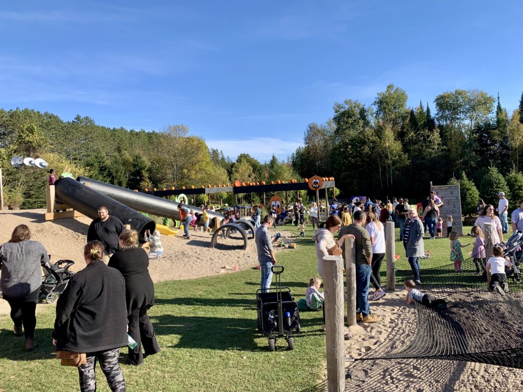 kid's area at Sandhill nursery