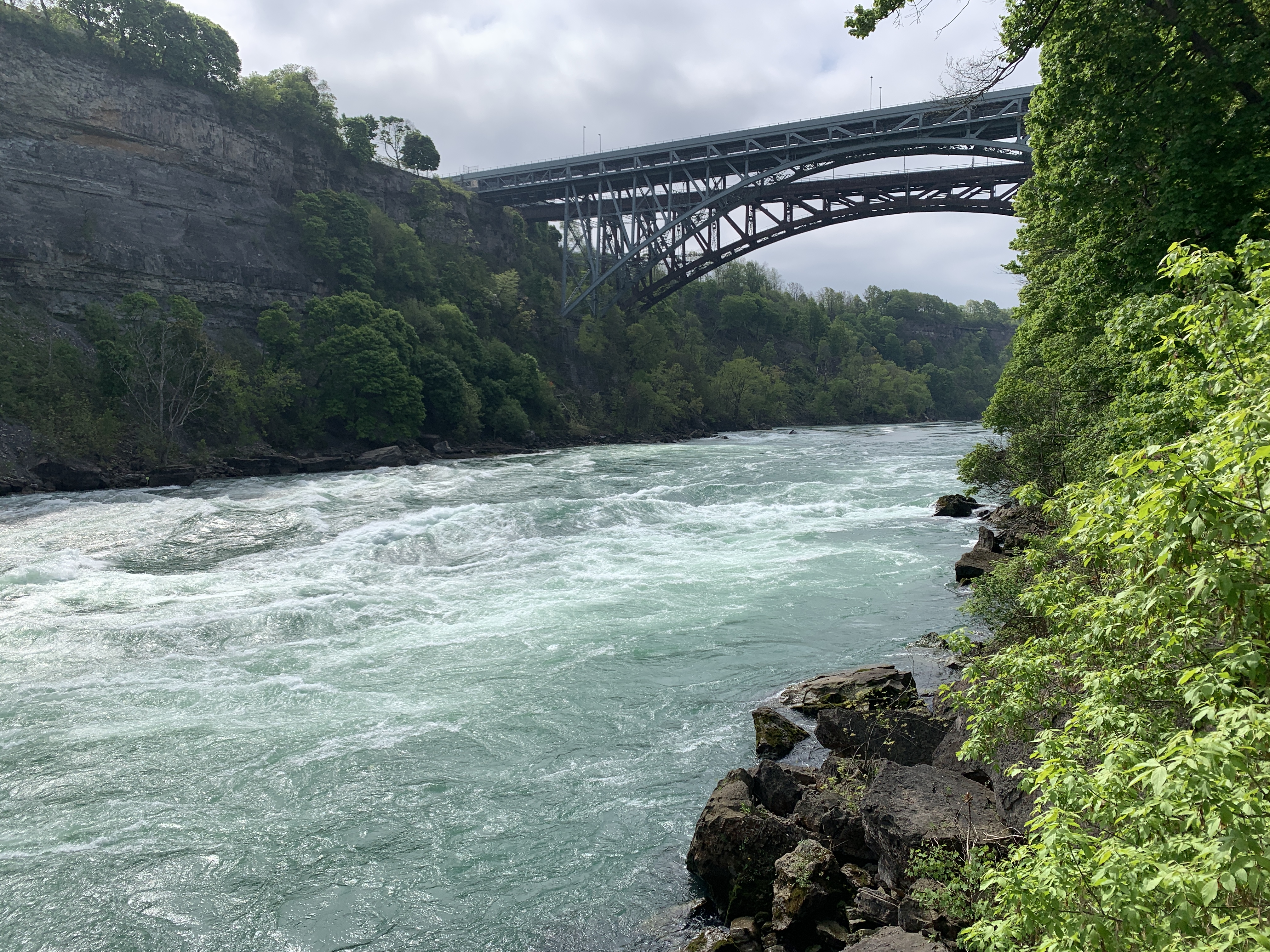 white water walk with bridge