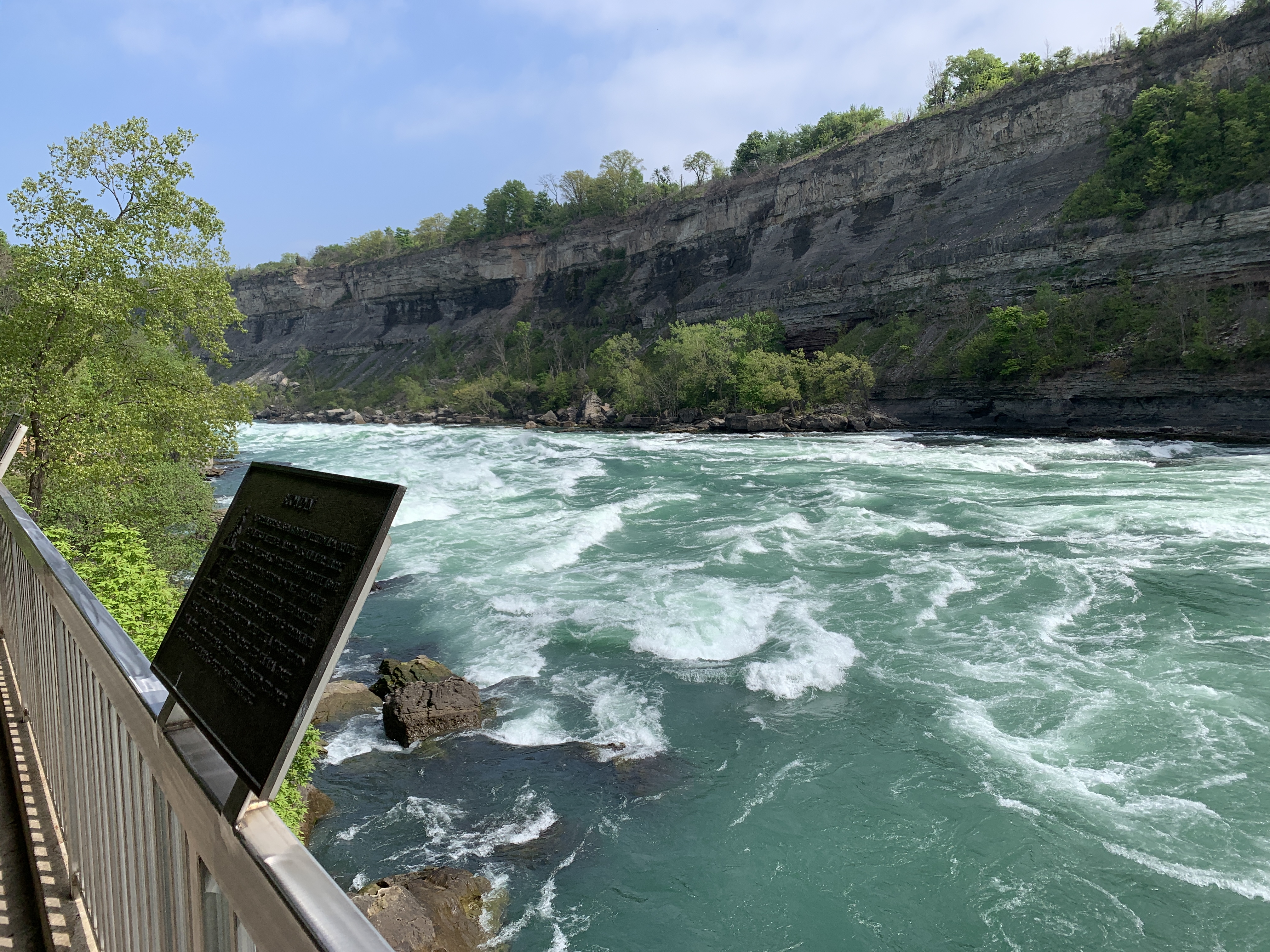 One of the unique things to do in Niagara Falls Canada is to go to the White Water Walk