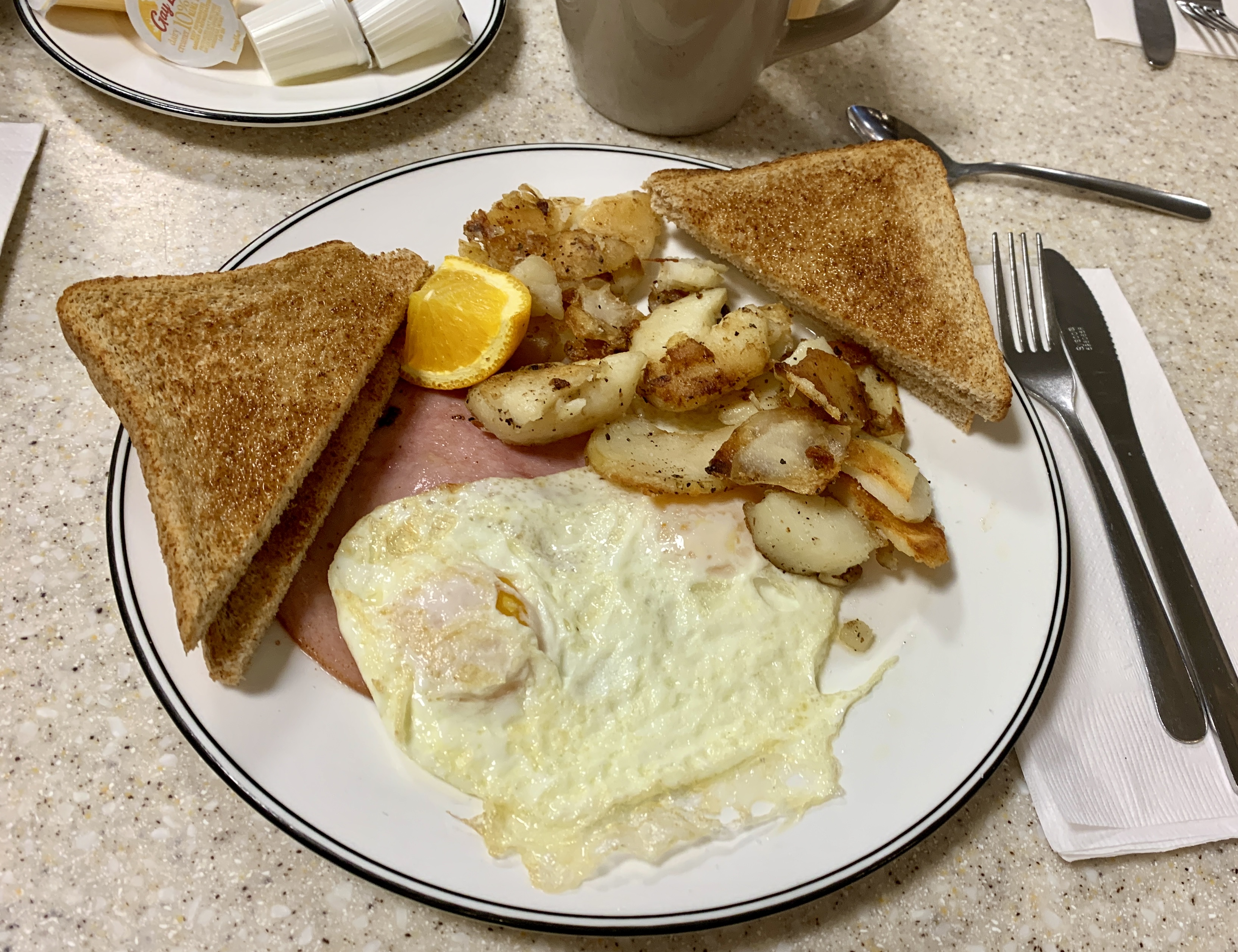 The little breakfast at Family Place Restaurant in Huntsville