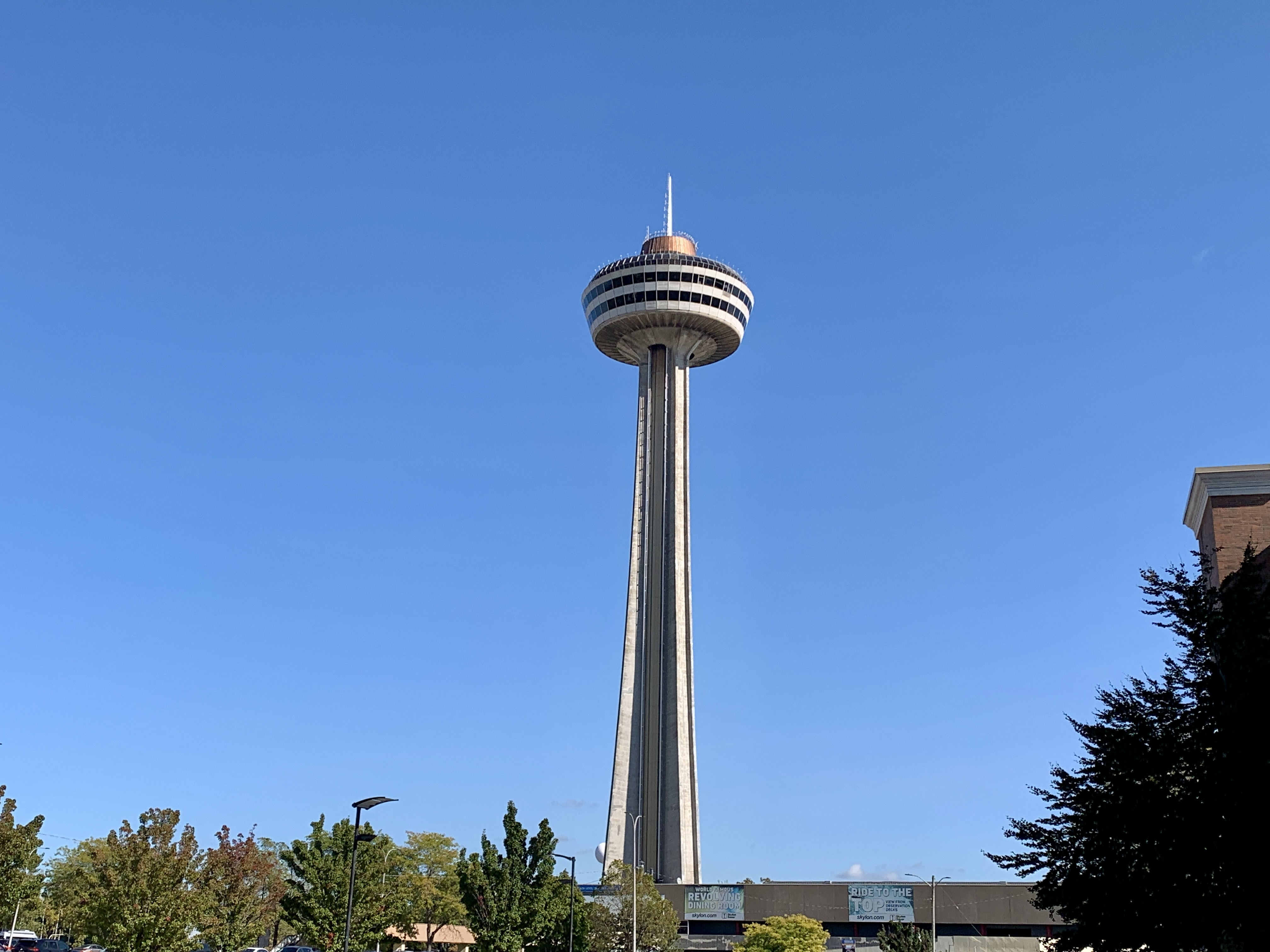 Skylon Tower is a great attraction in Niagara Falls in winter